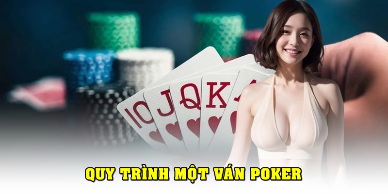 Quy trình cơ bản của một ván bài Poker là gì?